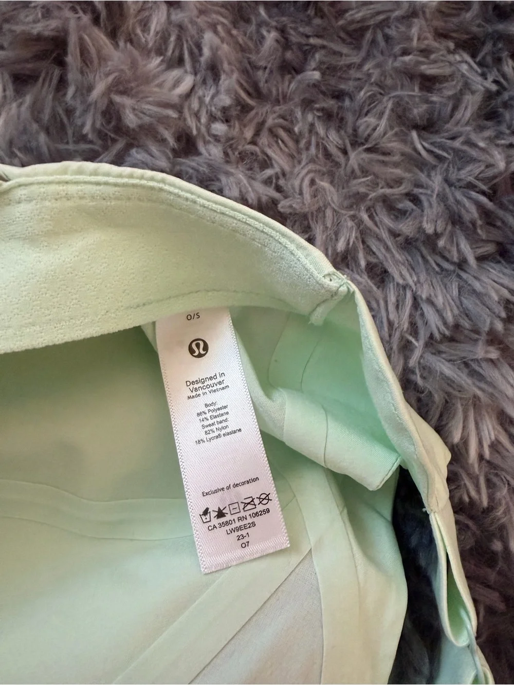 Lululemon Fast and Free Ponytail Running Hat - Mint Green -